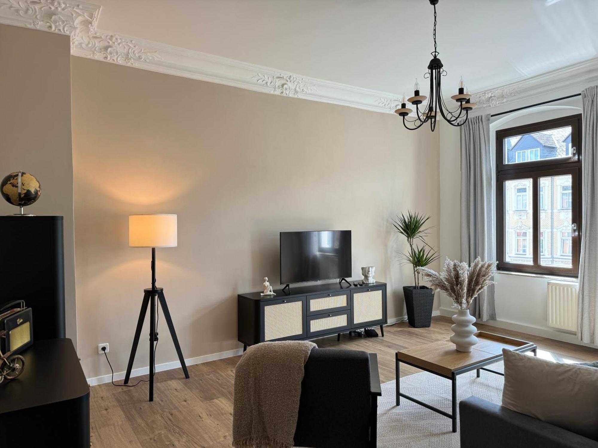Stylisches Appartement Im Jugendstil-Viertel Chemnitz  Exteriér fotografie